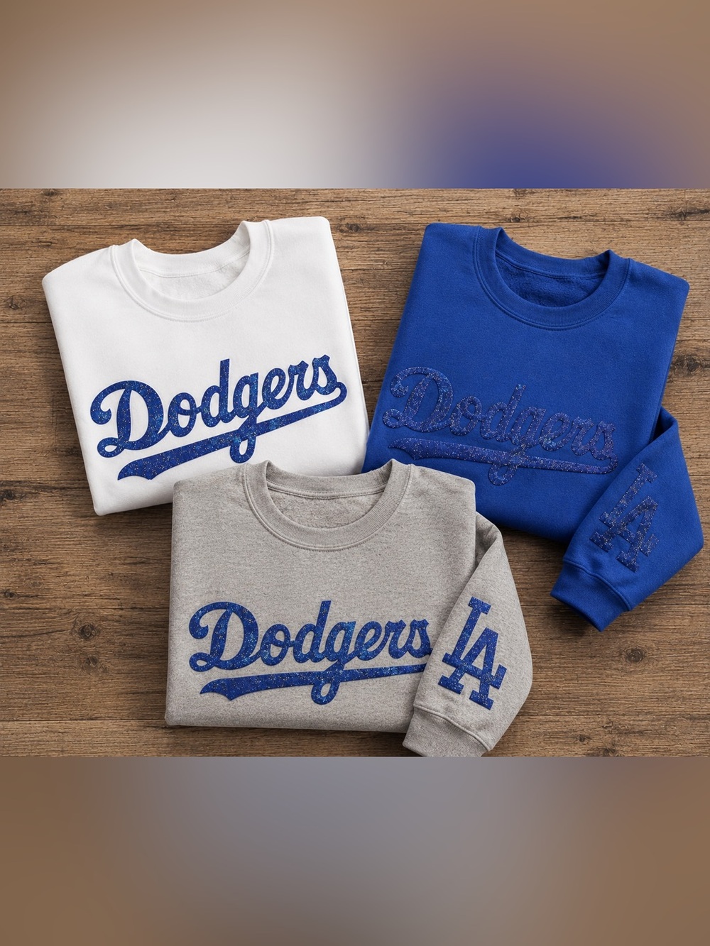 Dodger Glitter Crewneck